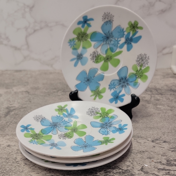 Vintage Other - Vintage Harmony House Fancy Free Melmac Vintage Saucers set of 4
